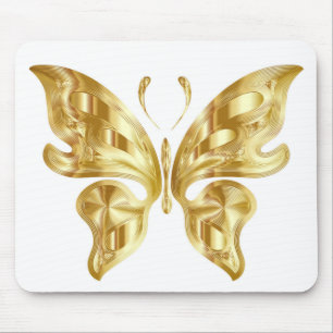 GOLDEN BUTTERFLY MOUSE MAT