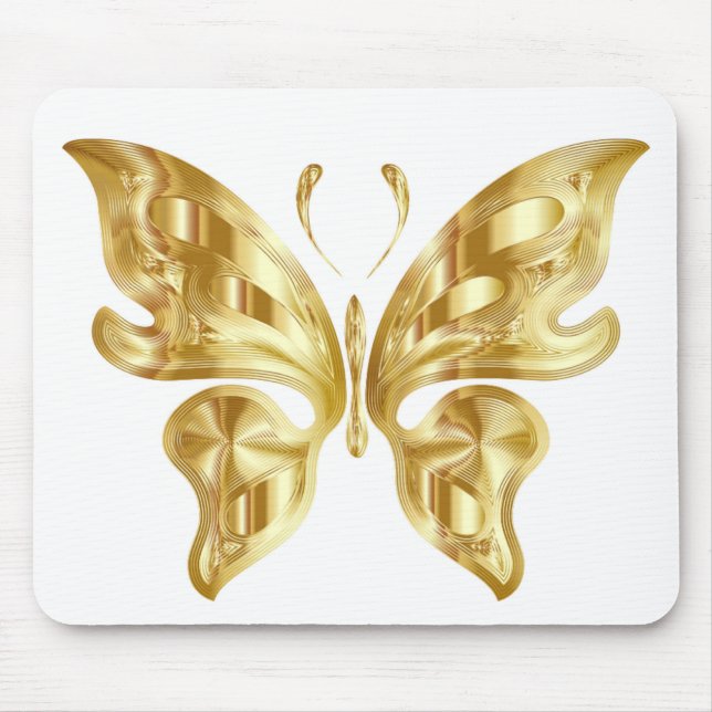 GOLDEN BUTTERFLY MOUSE MAT (Front)