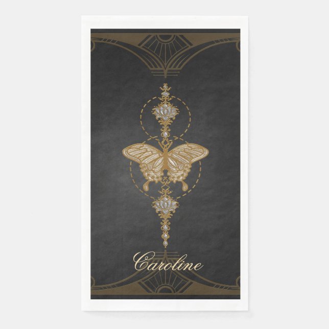 Golden butterfly. napkin (Front)