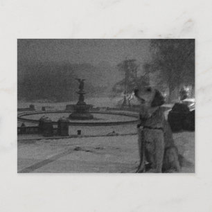 Golden by Bethesda Fountain-Central Park Postcard