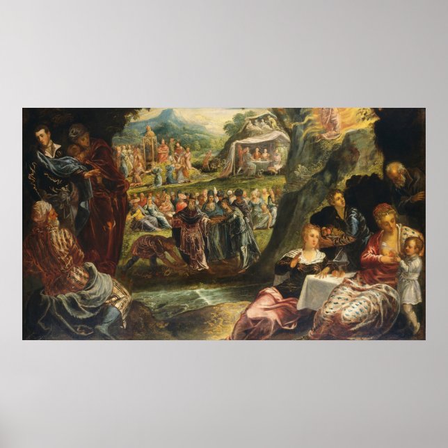 Golden Calf - Jacopo Tintoretto Fine Art Poster (Front)