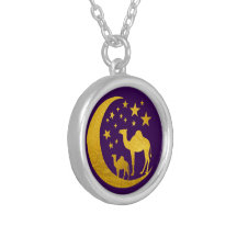 Golden Camel in purple