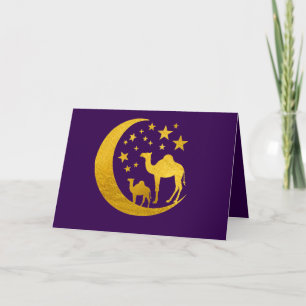 Golden camels - add photo card