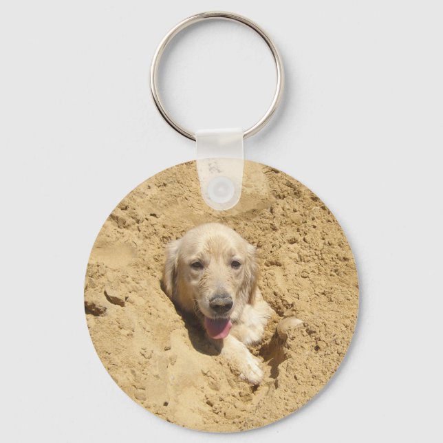 Golden Camouflage Key Ring (Front)