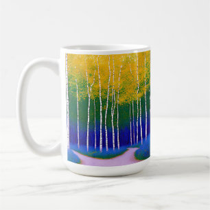 Golden Canopy – A Woodland Landscape Coffee Mug