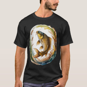 Golden Carp Serenity – Golden Carp in Tranquil L T-Shirt