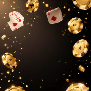 Golden Casino Poker Playing Cards 