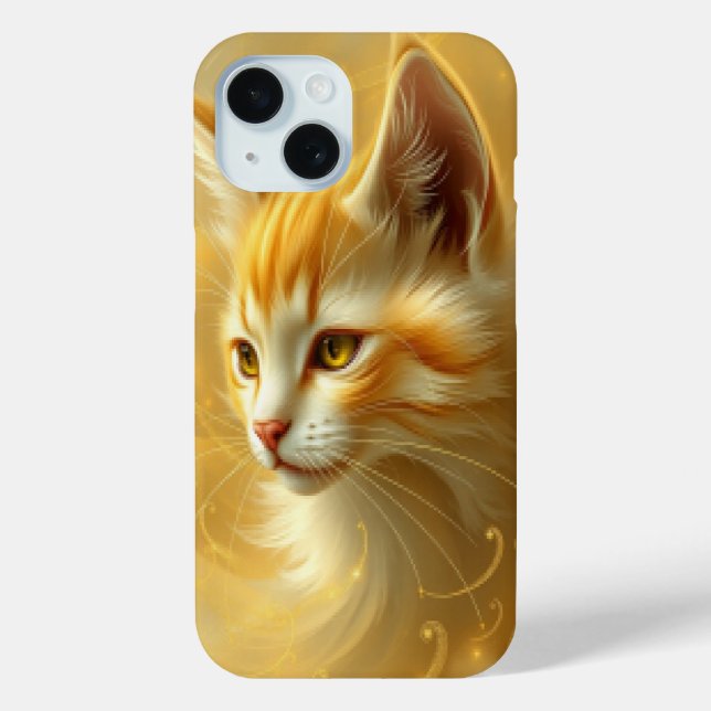 Golden cat  Case-Mate iPhone case (Back)