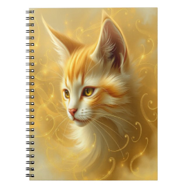 Golden cat  notebook (Front)
