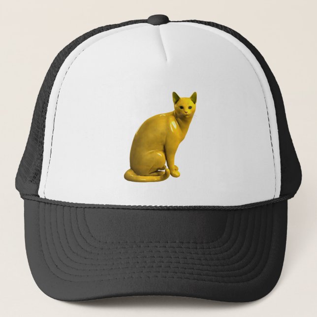 Golden Cat Trucker Hat (Front)