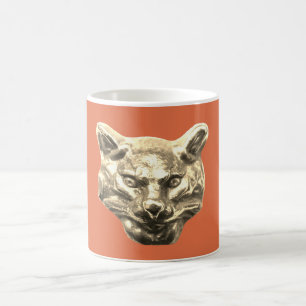 Golden Cat – Vergoldete Katze Goldener Kater Coffee Mug