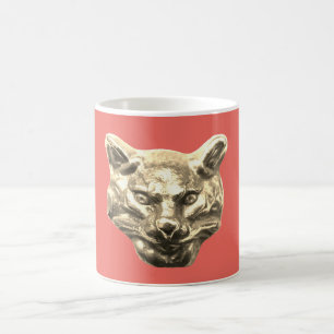 Golden Cat – Vergoldete Katze Goldener Kater Coffee Mug