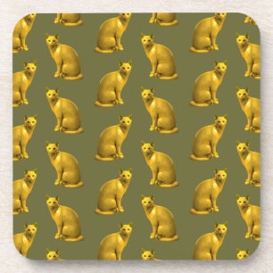 Golden Cats Coaster