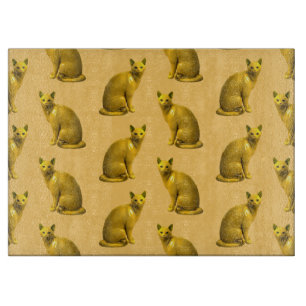 Golden Cats Cutting Board