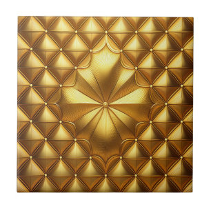 Golden Centre Burst  Tile