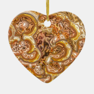 GOLDEN CERAMIC TREE DECORATION