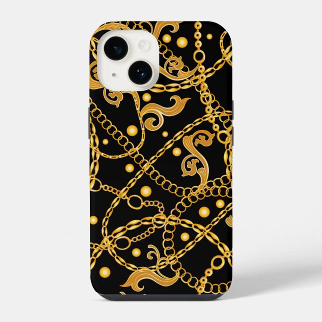 Golden Chain iPhone Case (Back)