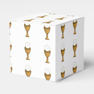 Golden Chalice and Host - Holy Communion Favour Box