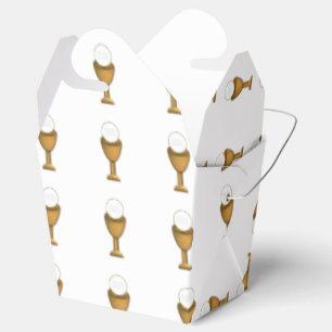 Golden Chalice and Host - Holy Communion Favour Box