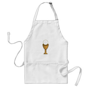 Golden Chalice and Host - Holy Communion Standard Apron