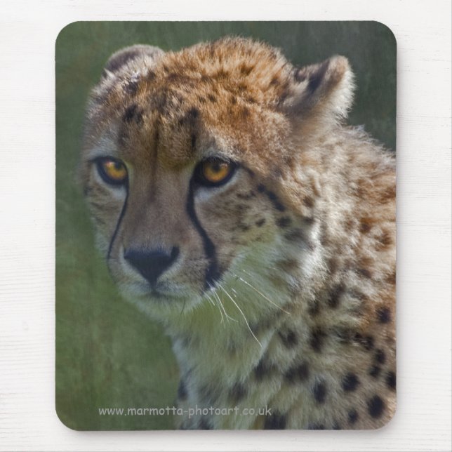 Golden Cheetah Mousemat (Front)