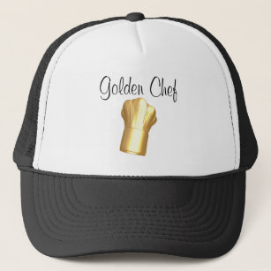 Golden chef hat