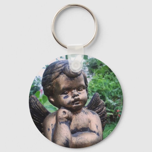 Golden Cherub Key Ring (Front)