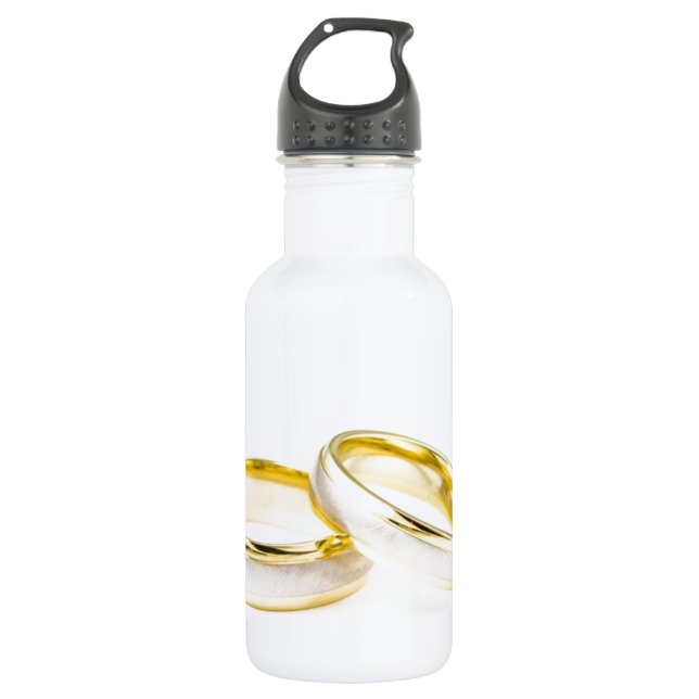 Golden Chic Stylish Bridal Shower 532 Ml Water Bottle (Front)