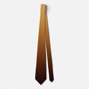 Golden Chocolate Brown Warm Colours Tie