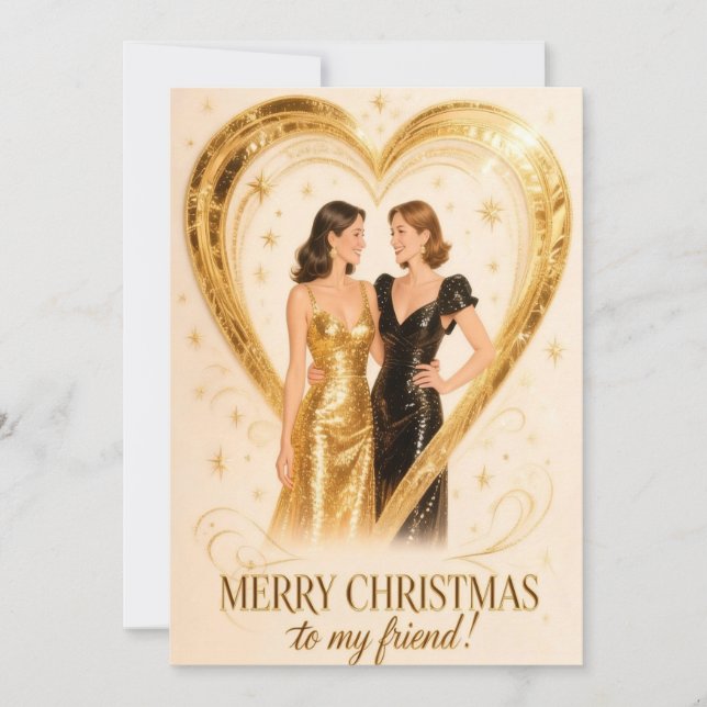 Golden Christmas Friendship (Front)