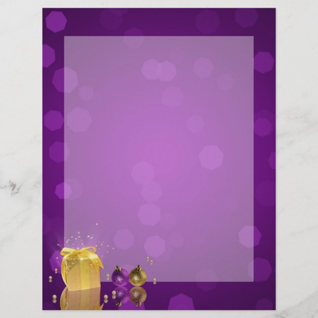 Golden Christmas Gift Box (Front)