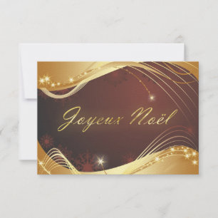 Golden Christmas motive with red background... Invitation