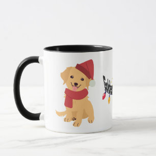 Golden Christmas Mug