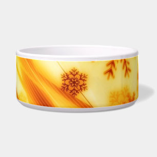 Golden Christmas Snowflakes