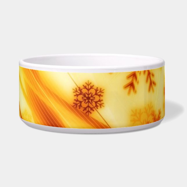 Golden Christmas Snowflakes (Front)