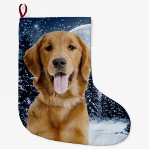 Golden Christmas Stocking