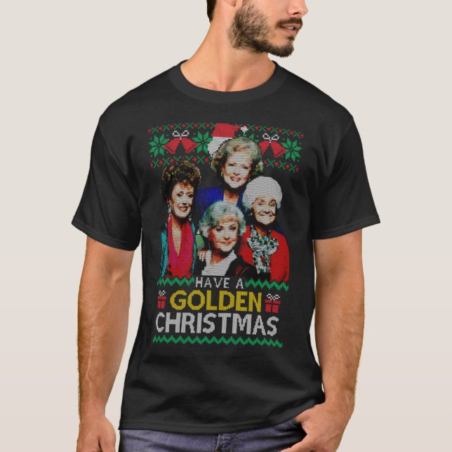 Golden Christmas T-Shirt (Front)
