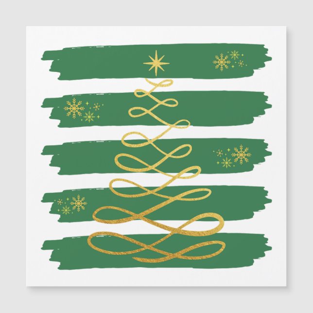 Golden Christmas tree (Front)