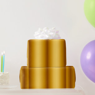 Golden Christmas Wrapping Paper