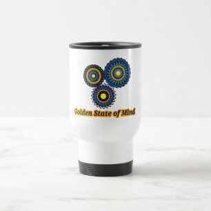 Golden Circle Design Travel Mug