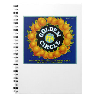 Golden Circle Oranges Notebook