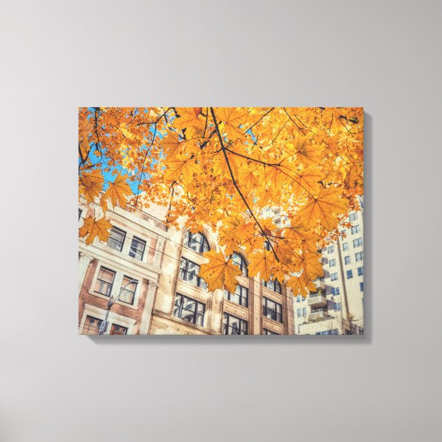 Golden City Canvas Print (Front)