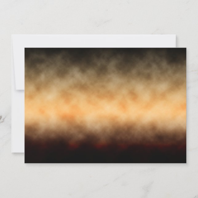 Golden Clouds Invitation (Front)