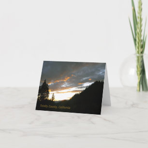 Golden Cloudy Sunset.... Card