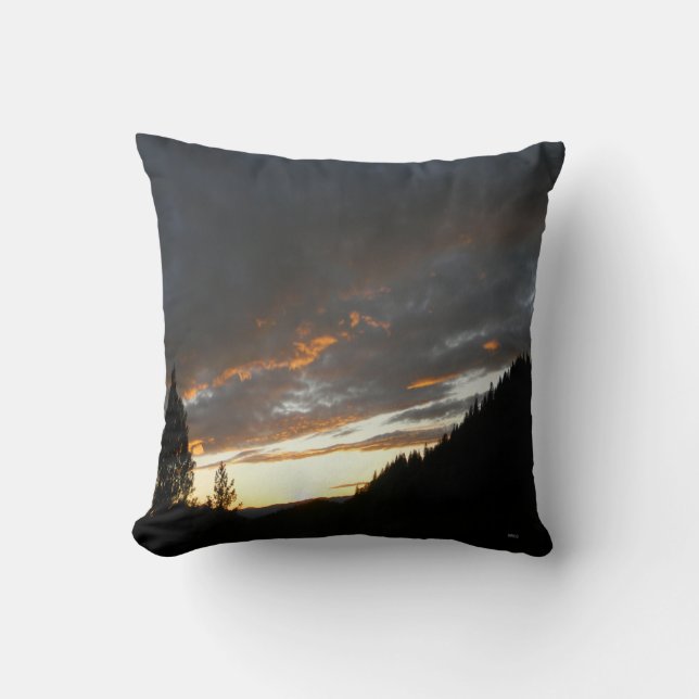Golden cloudy sunset.. cushion (Front)