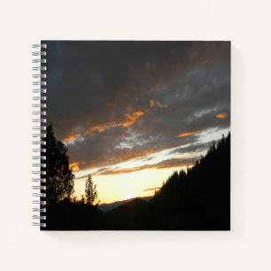 Golden Cloudy Sunset.... Notebook