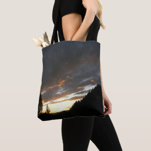 Golden Cloudy Sunset.... Tote Bag