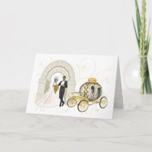 Golden Coach Wedding Invitation