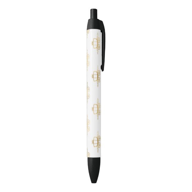 Golden Coaches Cinderella Princess Royal Magic Black Ink Pen (Bottom (Vertical))