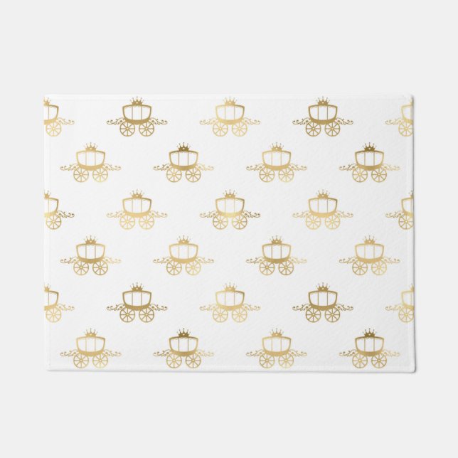 Golden Coaches Cinderella Princess Royal Magic Doormat (Front)